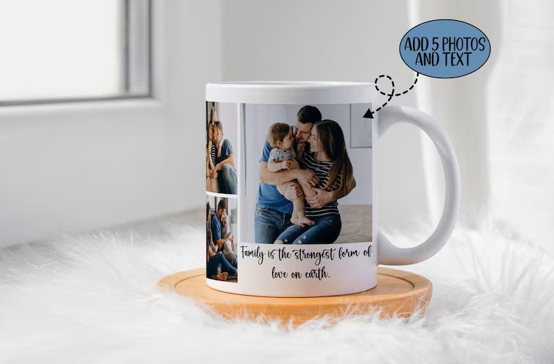 Custom Photo Mug with Text – Personalized Gift for Any Occasion