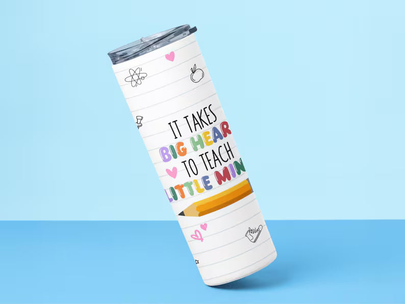 Custom Teacher Tumbler – Personalized 20oz Cup with Name