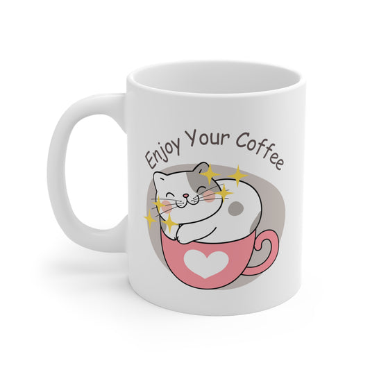 Colorful Cat Coffee Mug