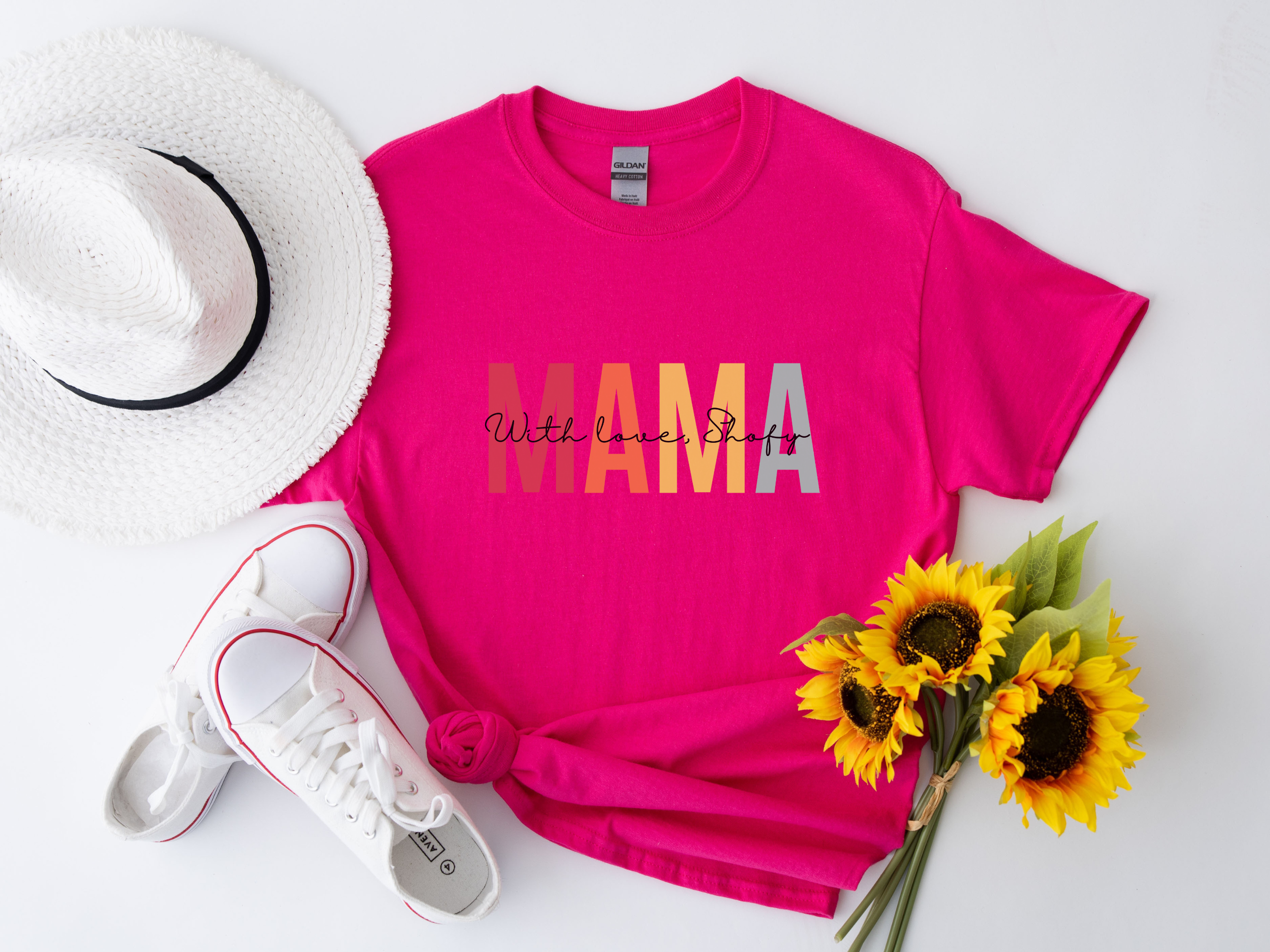 Custom Mama Shirt, Mom Shirt With Names, Personalized Mama T-shirt, Custom Mama Shirt, Mother's Day Shirt, Trendy mom shirt