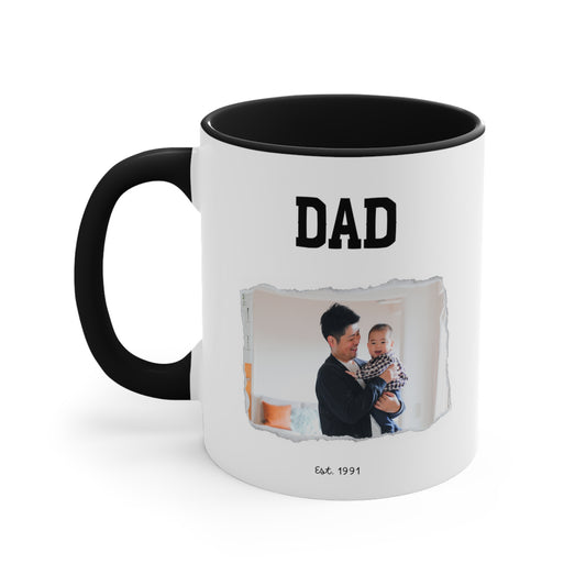 Personalize Promoted Dad to Grandpa Mug