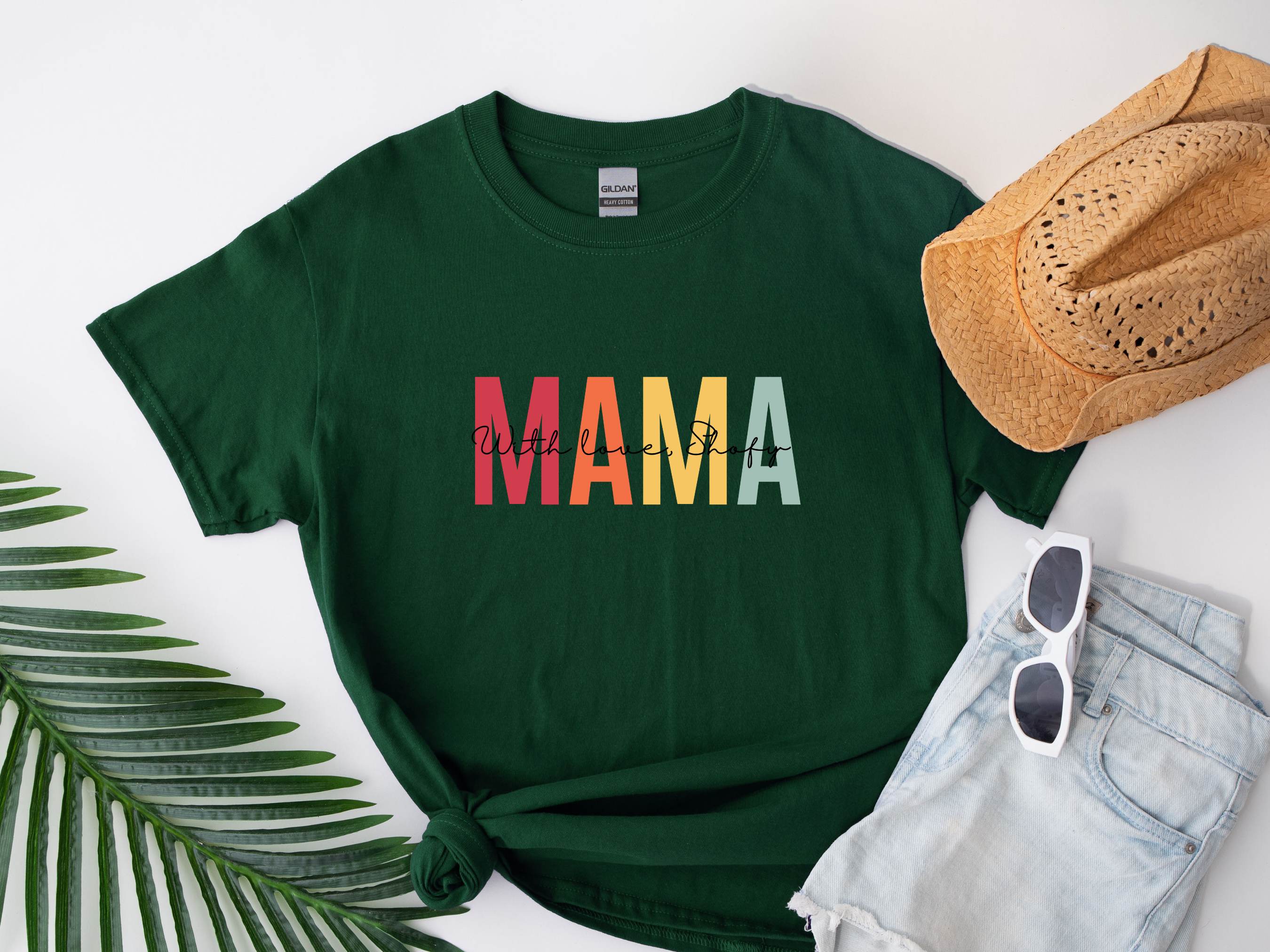 Custom Mama Shirt, Mom Shirt With Names, Personalized Mama T-shirt, Custom Mama Shirt, Mother's Day Shirt, Trendy mom shirt