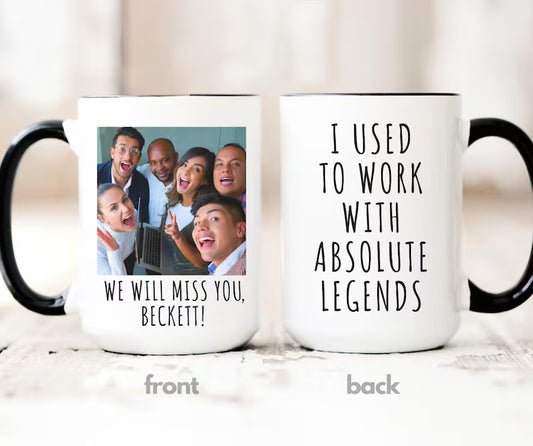 Funny Retired Coworker Tumbler – “I Used to Work Here” 11oz Gift Cup