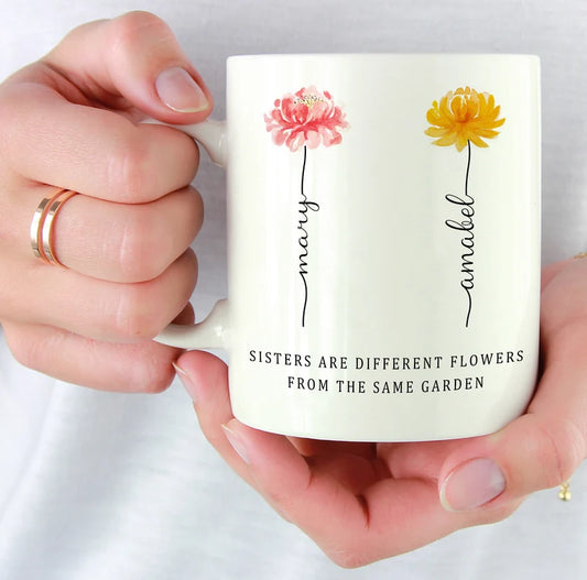 Funny Sister Mug – Personalized Gift for Sisters, Best Friends