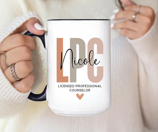 Personalized Therapist Tumbler – Custom Gift for Counselors ✅