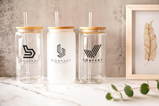 Custom Logo Frosted Cup – Personalized 16oz Plastic Cup