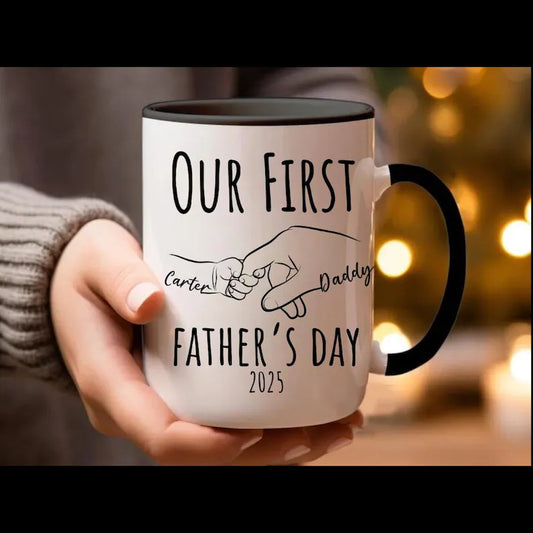 First Father’s Day Mug – Personalized Gift from Baby