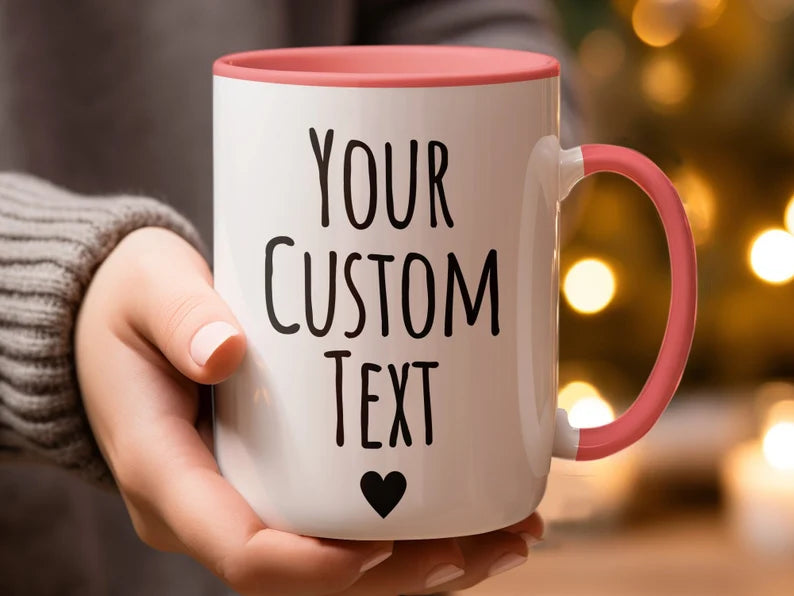 Personalized Name Mug – Custom Coffee Cup Gift for Women, Friends & Moms
