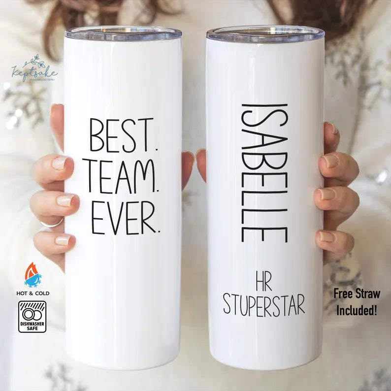 Best Team Ever Tumbler – Personalized Office Gift