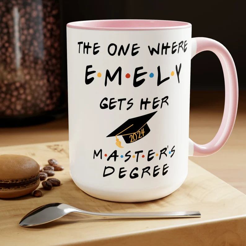 Personalized Graduation Mug – Custom Name & Year Gift for Grads