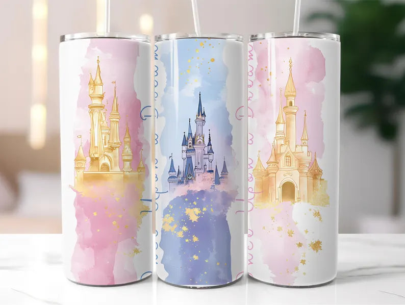 Cartoon Character Skinny Tumbler – 20 oz Stainless Steel Cup