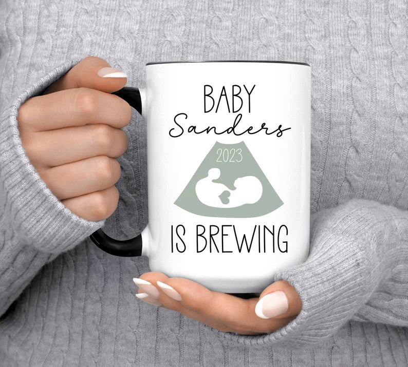 Personalized Pregnancy Tumbler – Baby Shower Gift for Expecting Moms