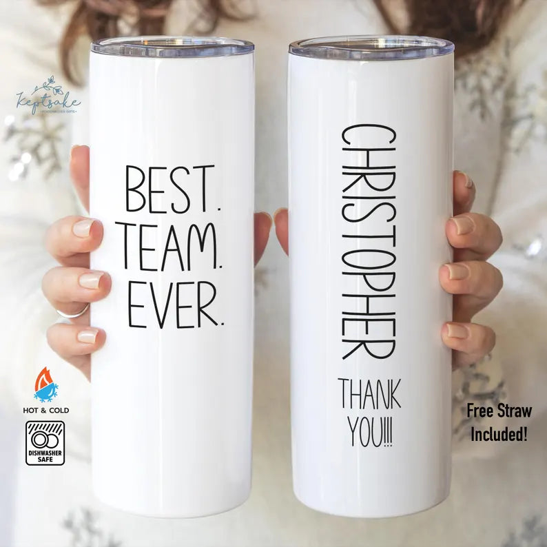 Best Team Ever Tumbler – Personalized Office Gift