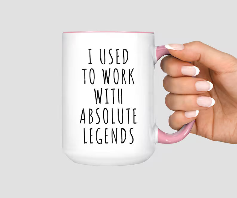 Funny Retired Coworker Tumbler – “I Used to Work Here” 11oz Gift Cup