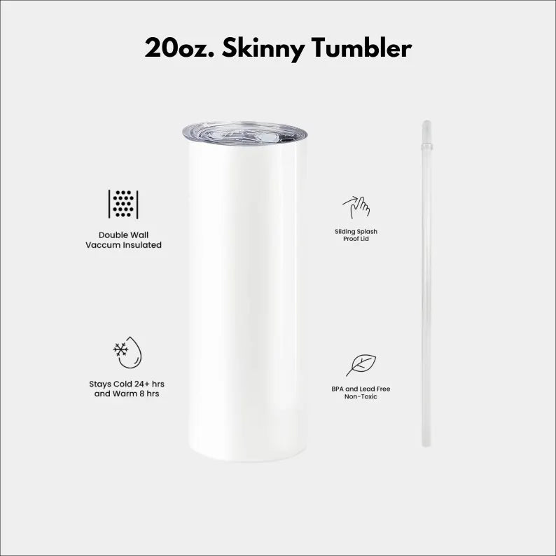 Motivational Tumbler – “Be Proud of Your Work” 20oz Custom Cup