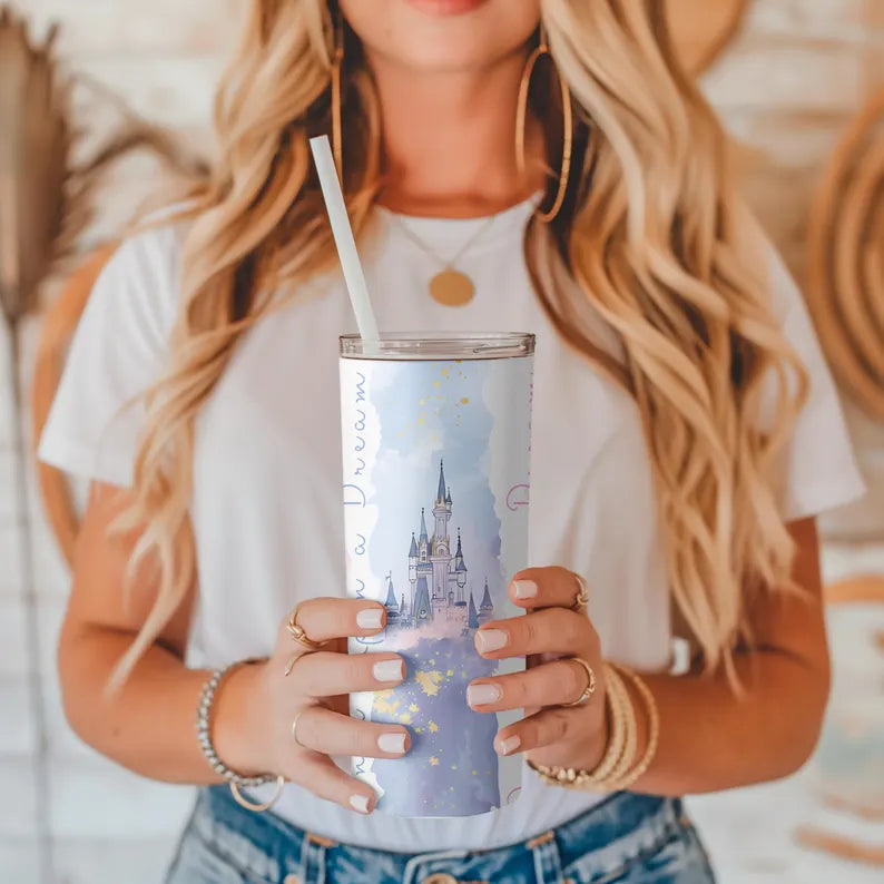 Cartoon Character Skinny Tumbler – 20 oz Stainless Steel Cup