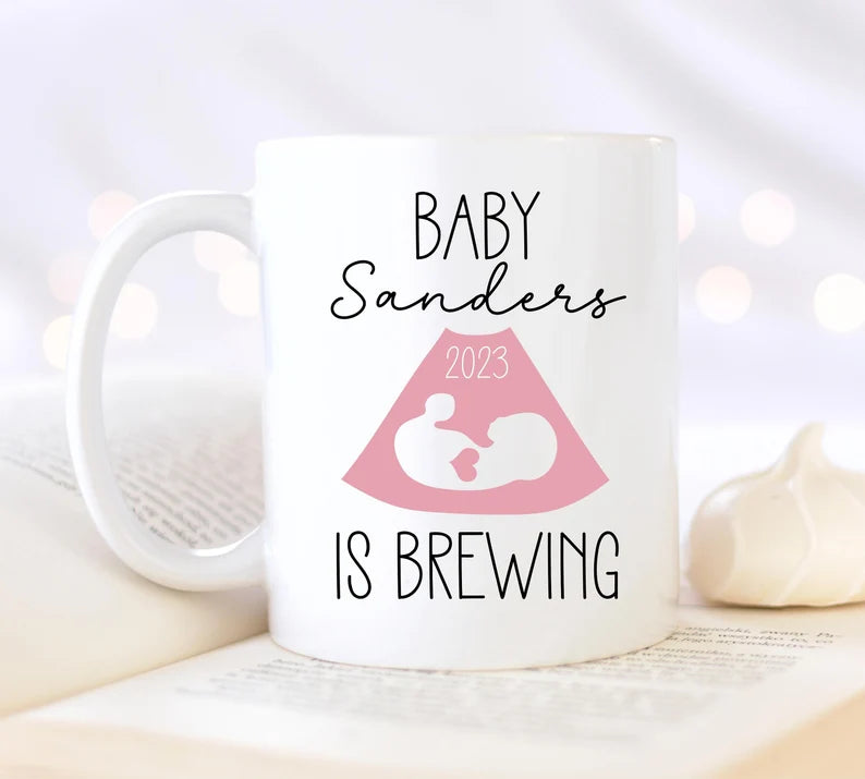 Personalized Pregnancy Tumbler – Baby Shower Gift for Expecting Moms