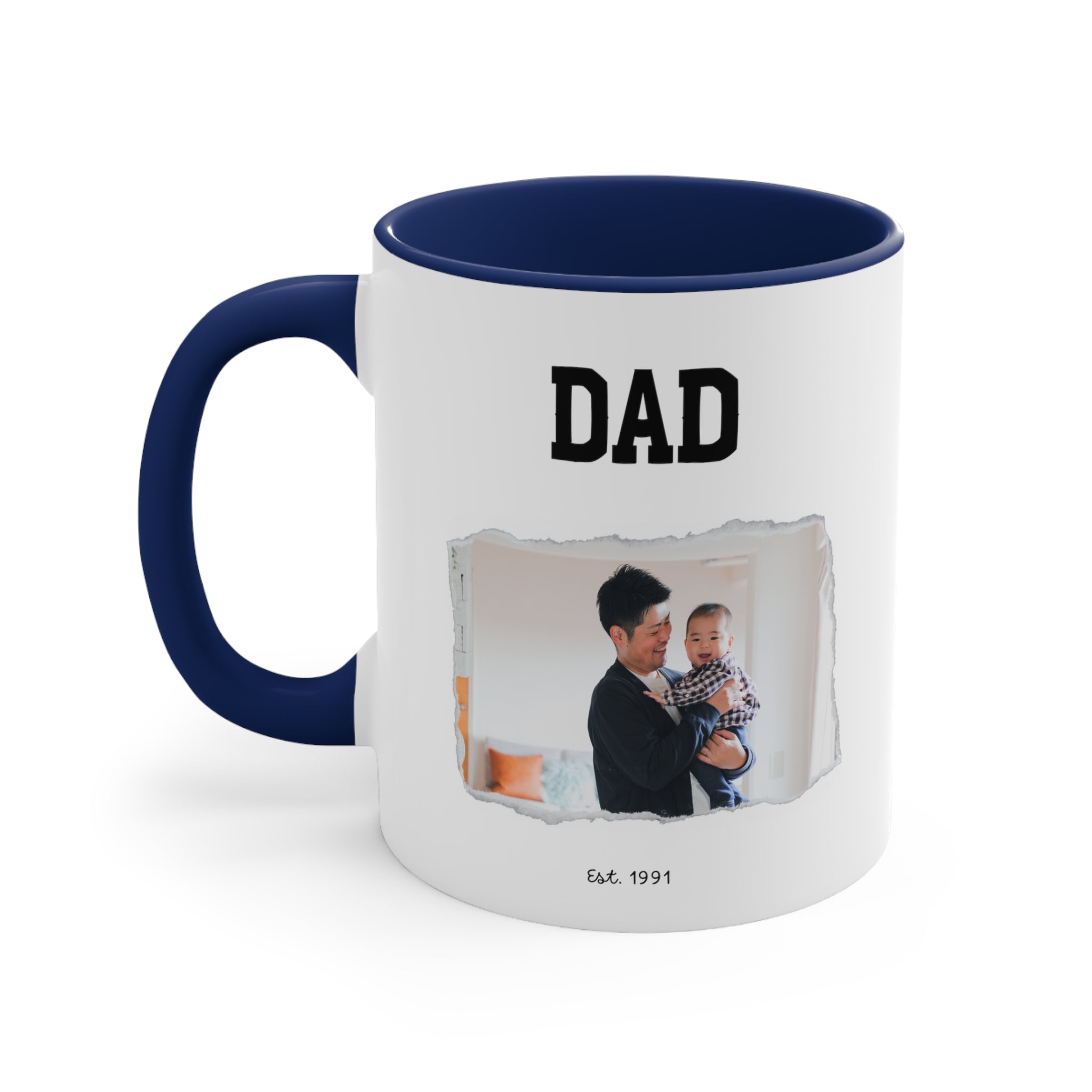Personalize Promoted Dad to Grandpa Mug