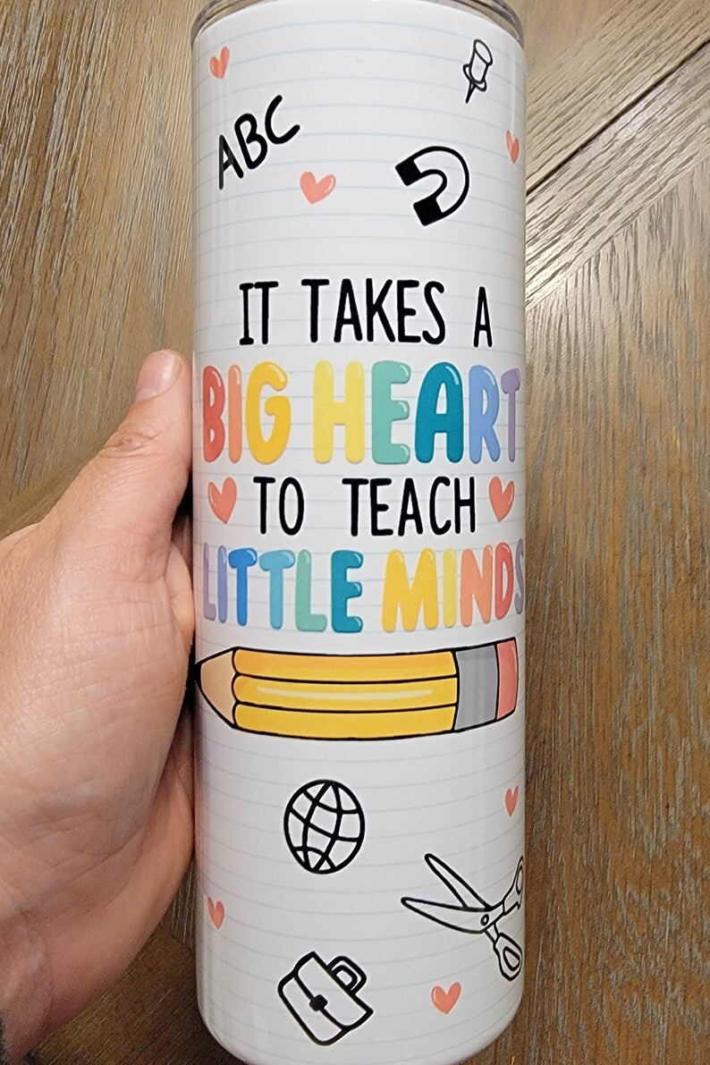 Personalized Teacher Tumbler – Custom 20oz Gift with Name