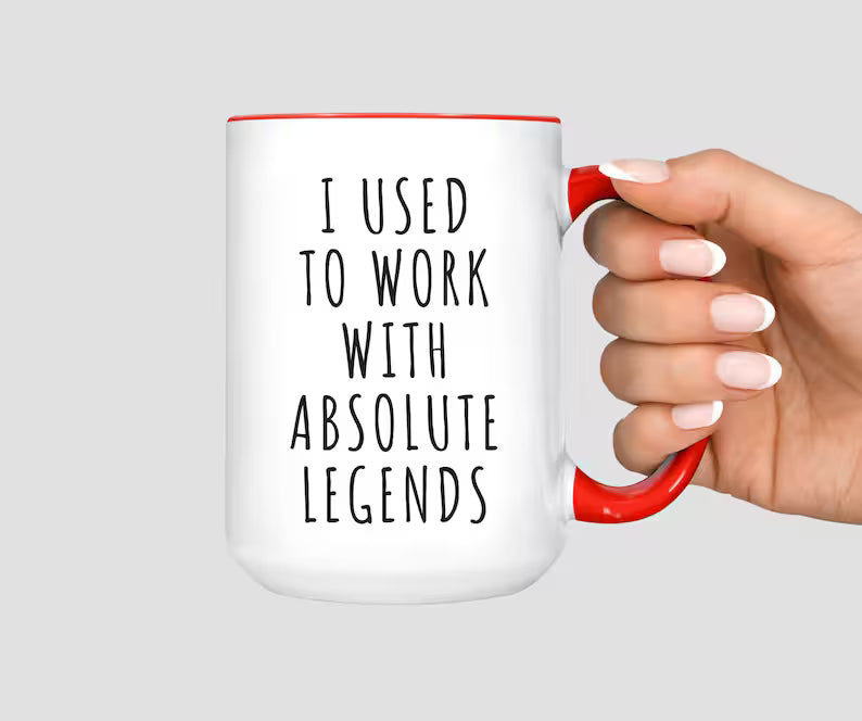 Funny Retired Coworker Tumbler – “I Used to Work Here” 11oz Gift Cup