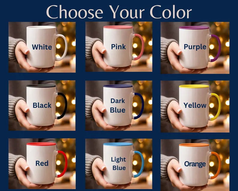 Personalized Name Mug – Custom Coffee Cup Gift for Women, Friends & Moms