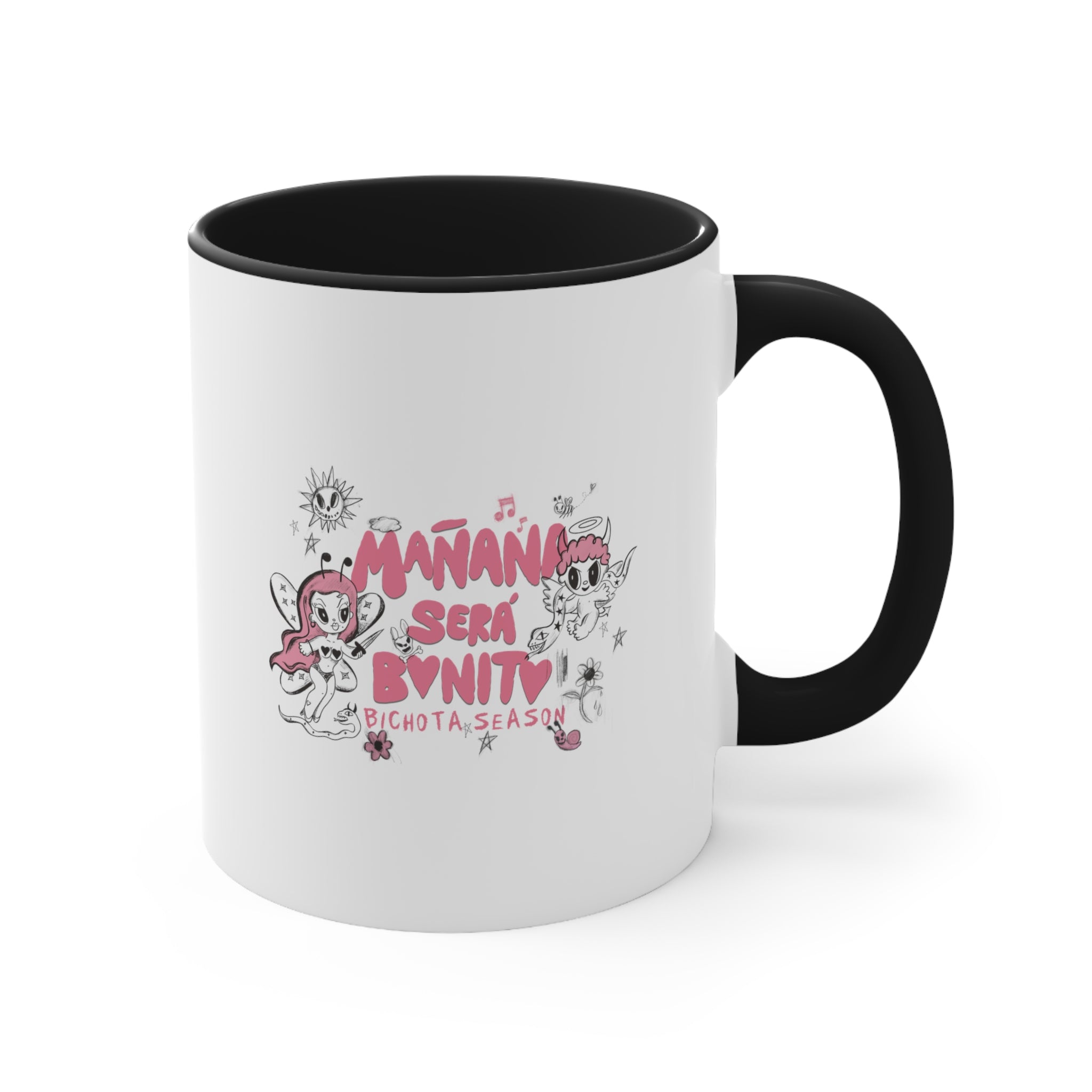 Bichota Season Ceramic Mug with Back, 11oz