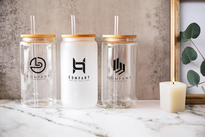 Custom Logo Frosted Cup – Personalized 16oz Plastic Cup