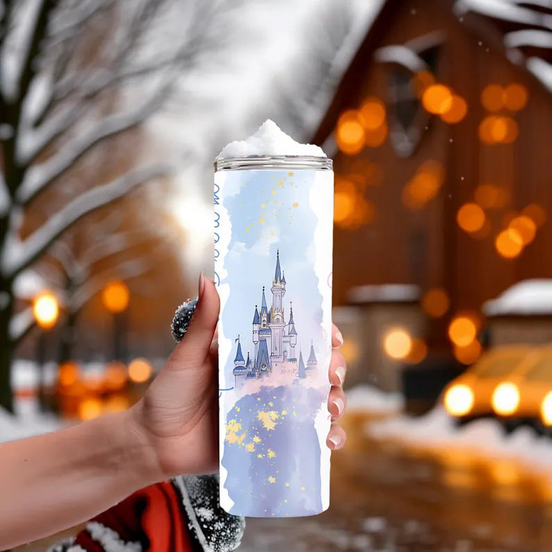 Cartoon Character Skinny Tumbler – 20 oz Stainless Steel Cup