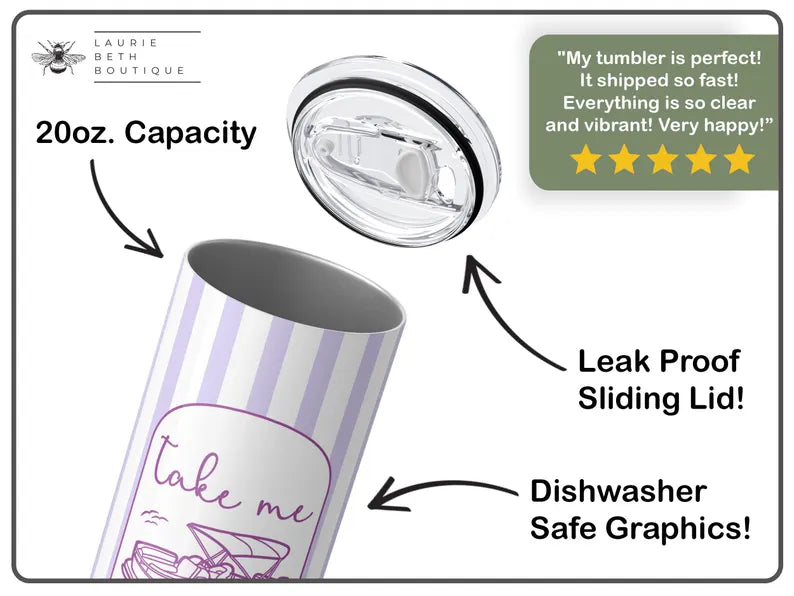 Custom Lake Tumbler – Personalized Lake Life Cup with Name