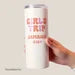Personalized Girls Trip Tumbler – 20oz Custom Name & Destination Cup