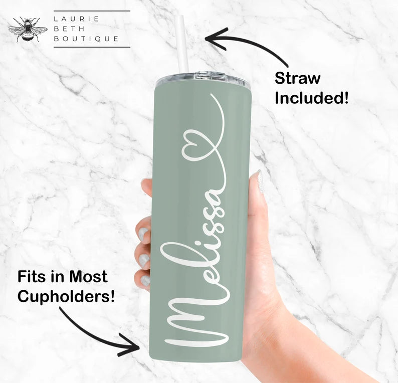 Custom Bridesmaid Tumblers – Personalized Wedding Party Gift