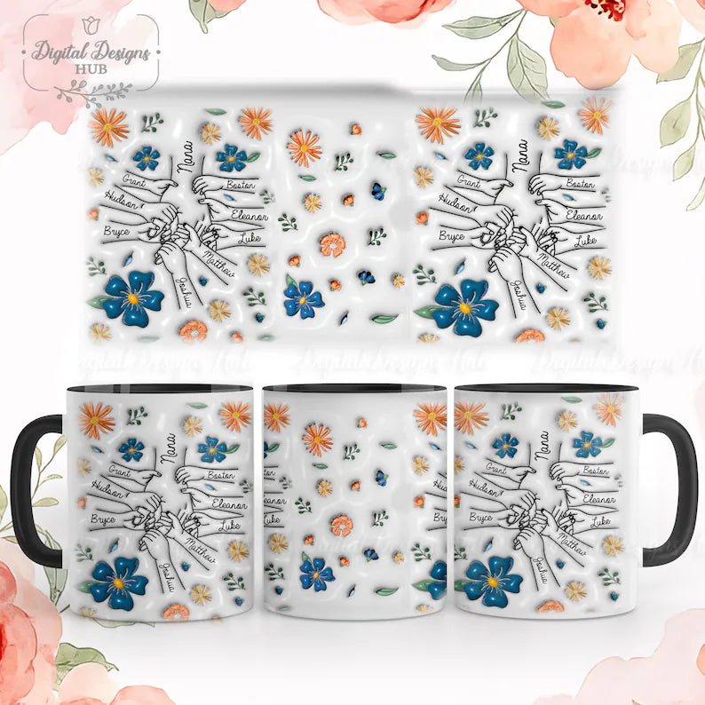 Personalized Mother’s Day Mug – Custom Mom & Kids Cup