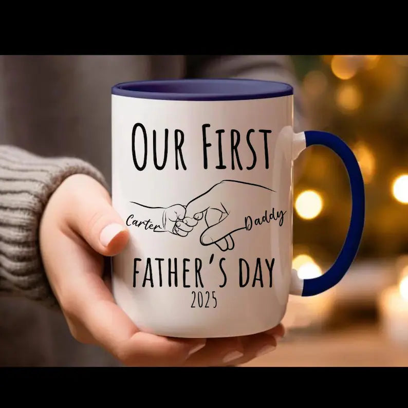 First Father’s Day Mug – Personalized Gift from Baby