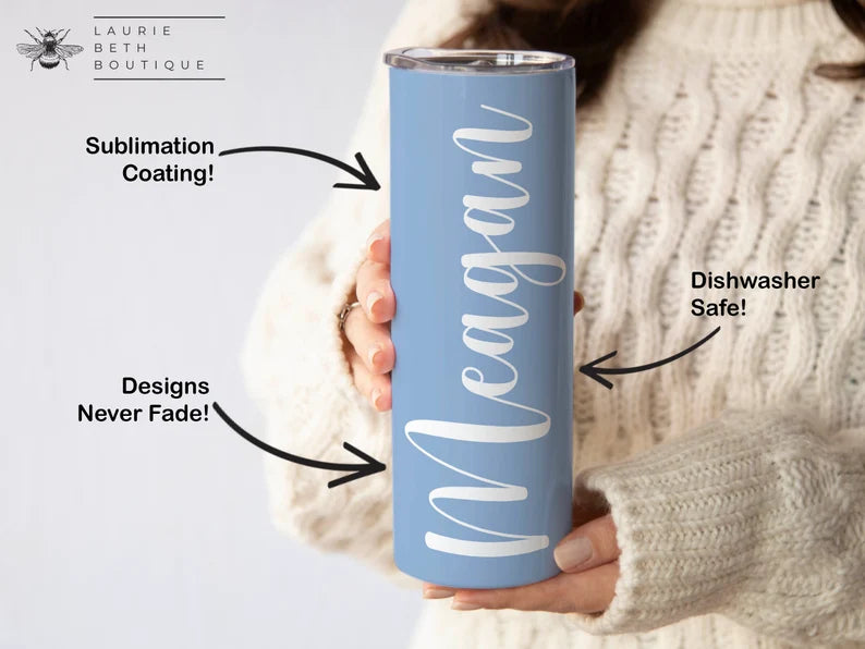 Custom Bridesmaid Tumblers – Personalized Wedding Party Gift