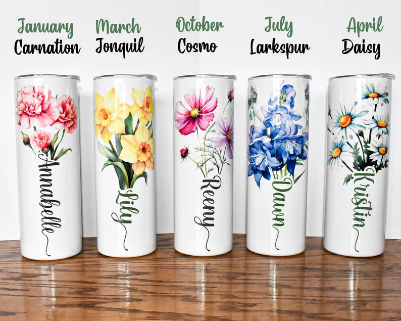 Personalized Name Tumbler – 20oz Elegant Script Style Cup