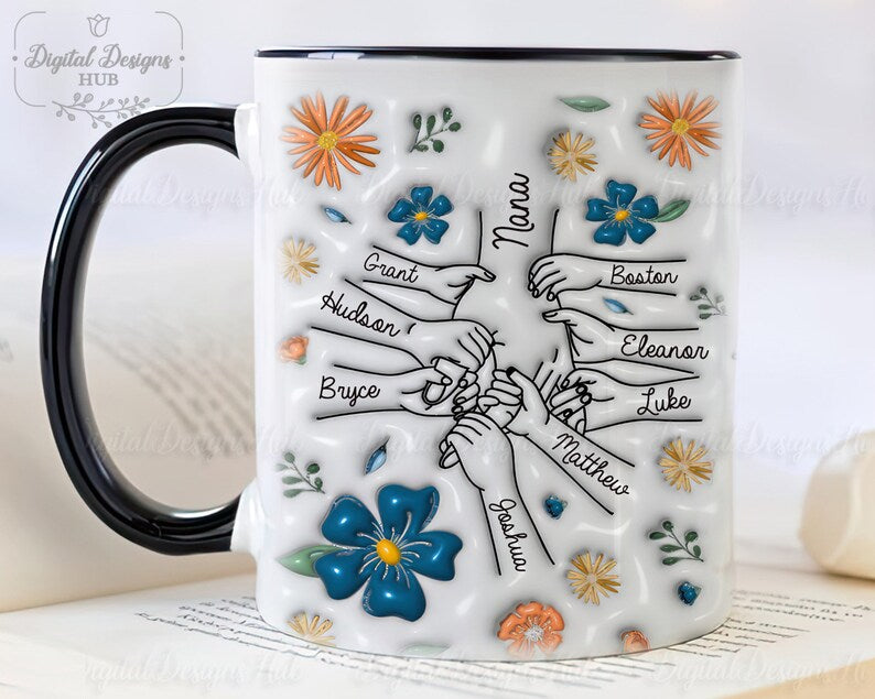 Personalized Mother’s Day Mug – Custom Mom & Kids Cup