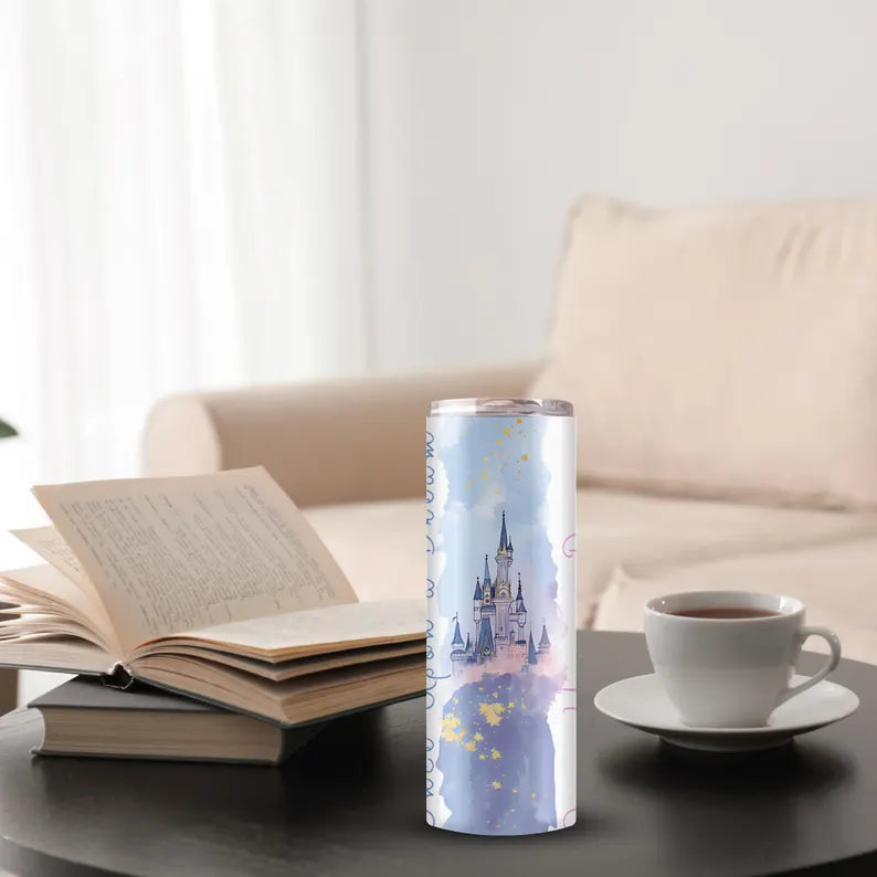 Cartoon Character Skinny Tumbler – 20 oz Stainless Steel Cup