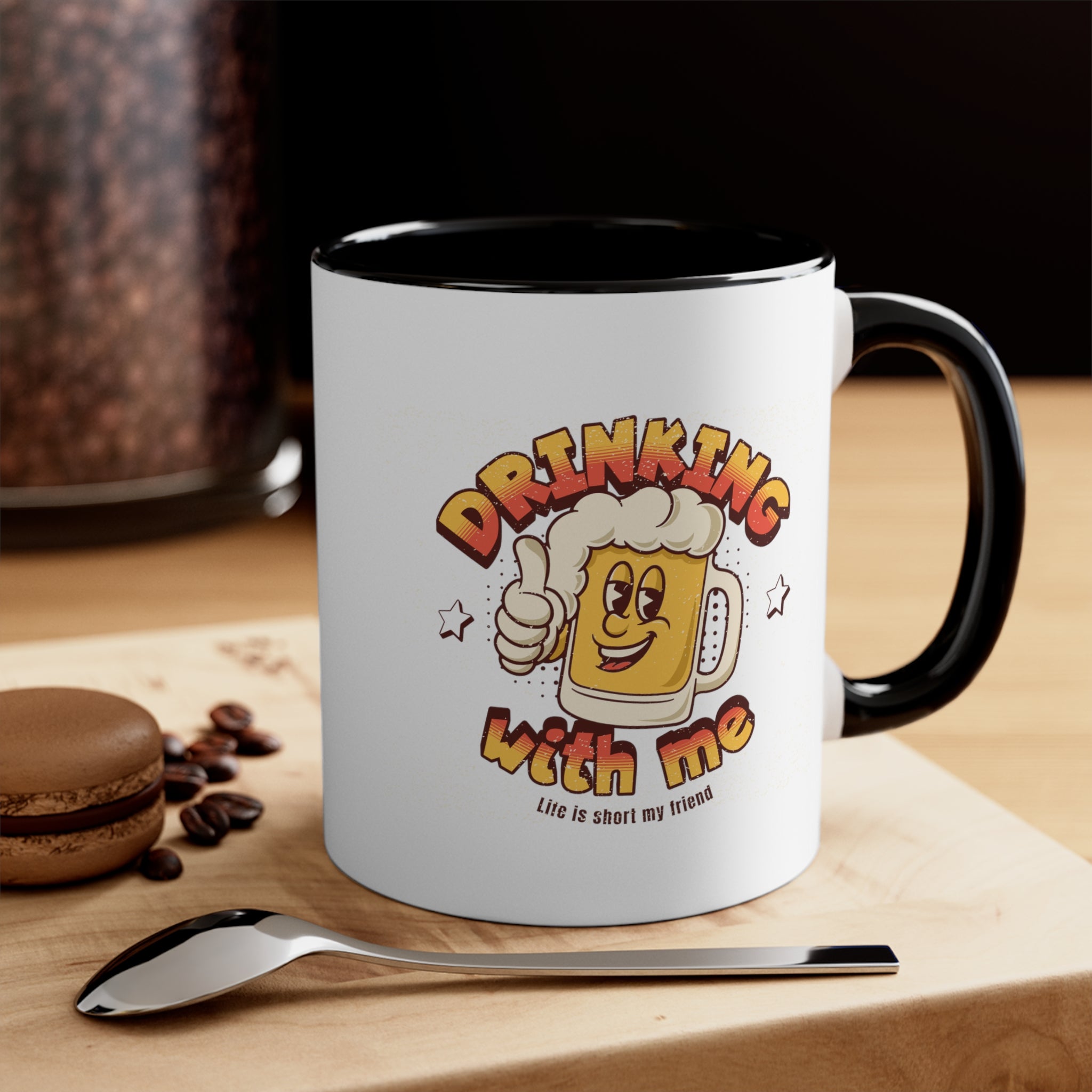Bold Ceramic Funny Mug – 11oz Confidence Booster