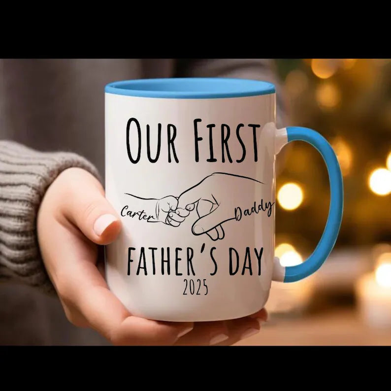 First Father’s Day Mug – Personalized Gift from Baby