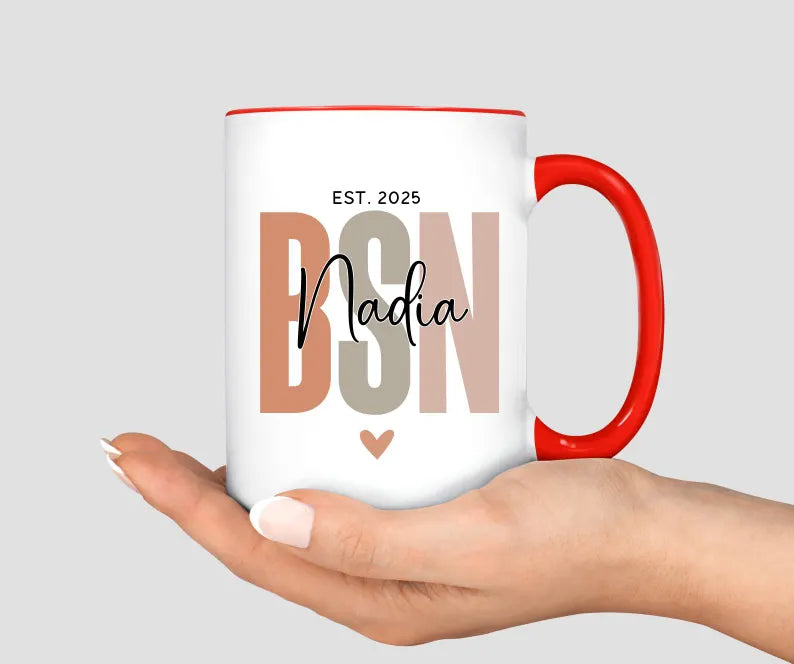 Custom RN Graduation Tumbler – Personalized Nursing Graduate Gift