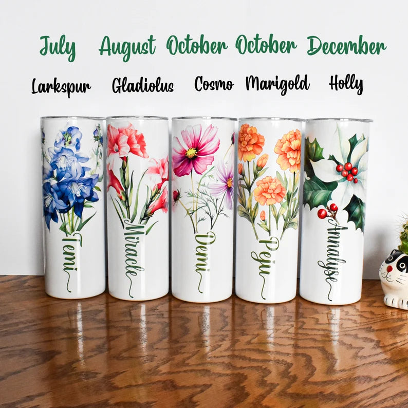 Personalized Name Tumbler – 20oz Elegant Script Style Cup