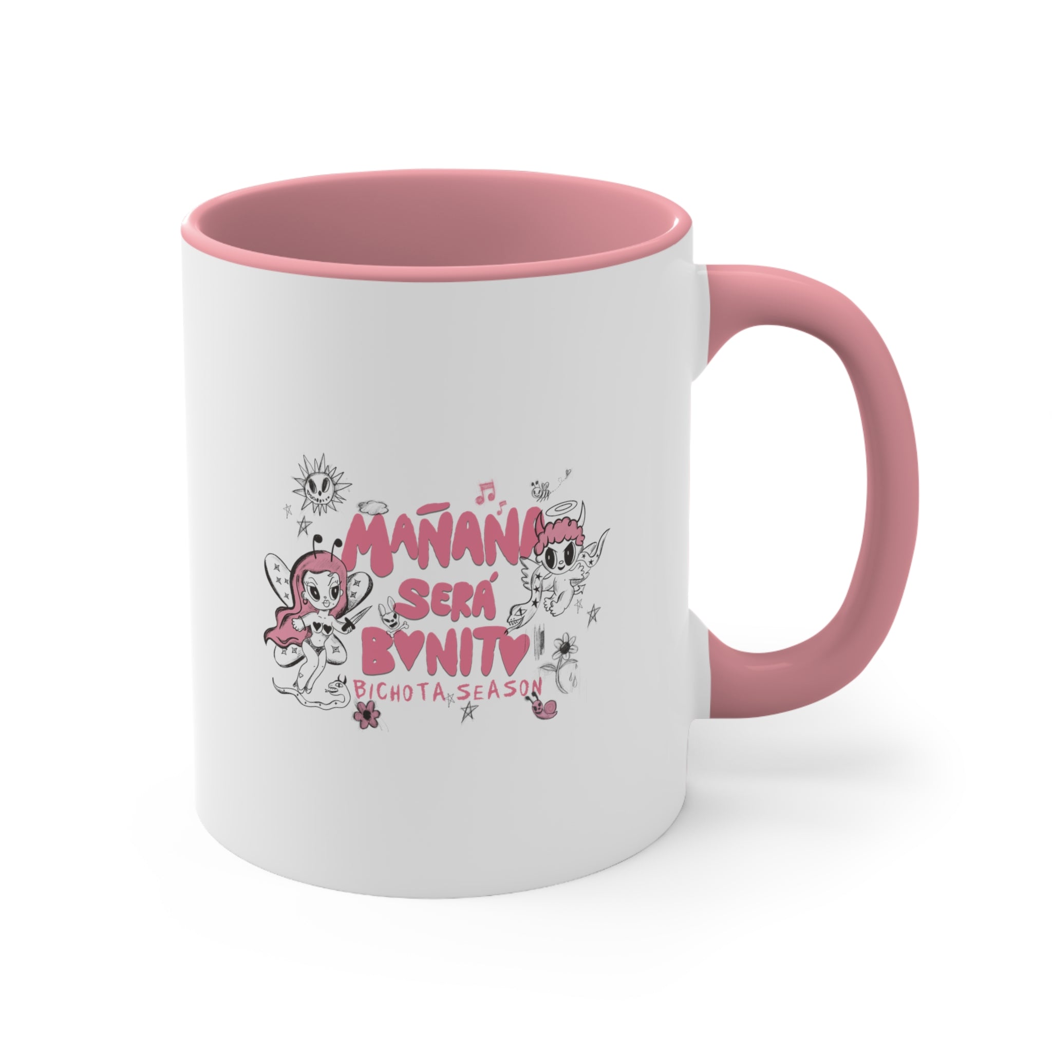 Bichota Season Ceramic Mug with Back, 11oz