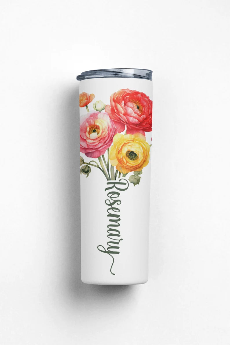 Personalized Name Tumbler – 20oz Elegant Script Style Cup
