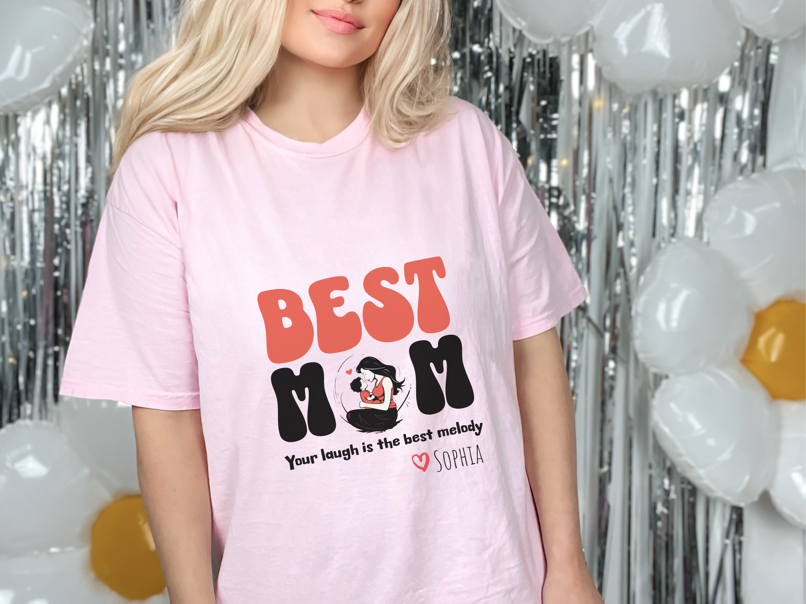 Custom Mama Shirt, Mom Shirt With Names