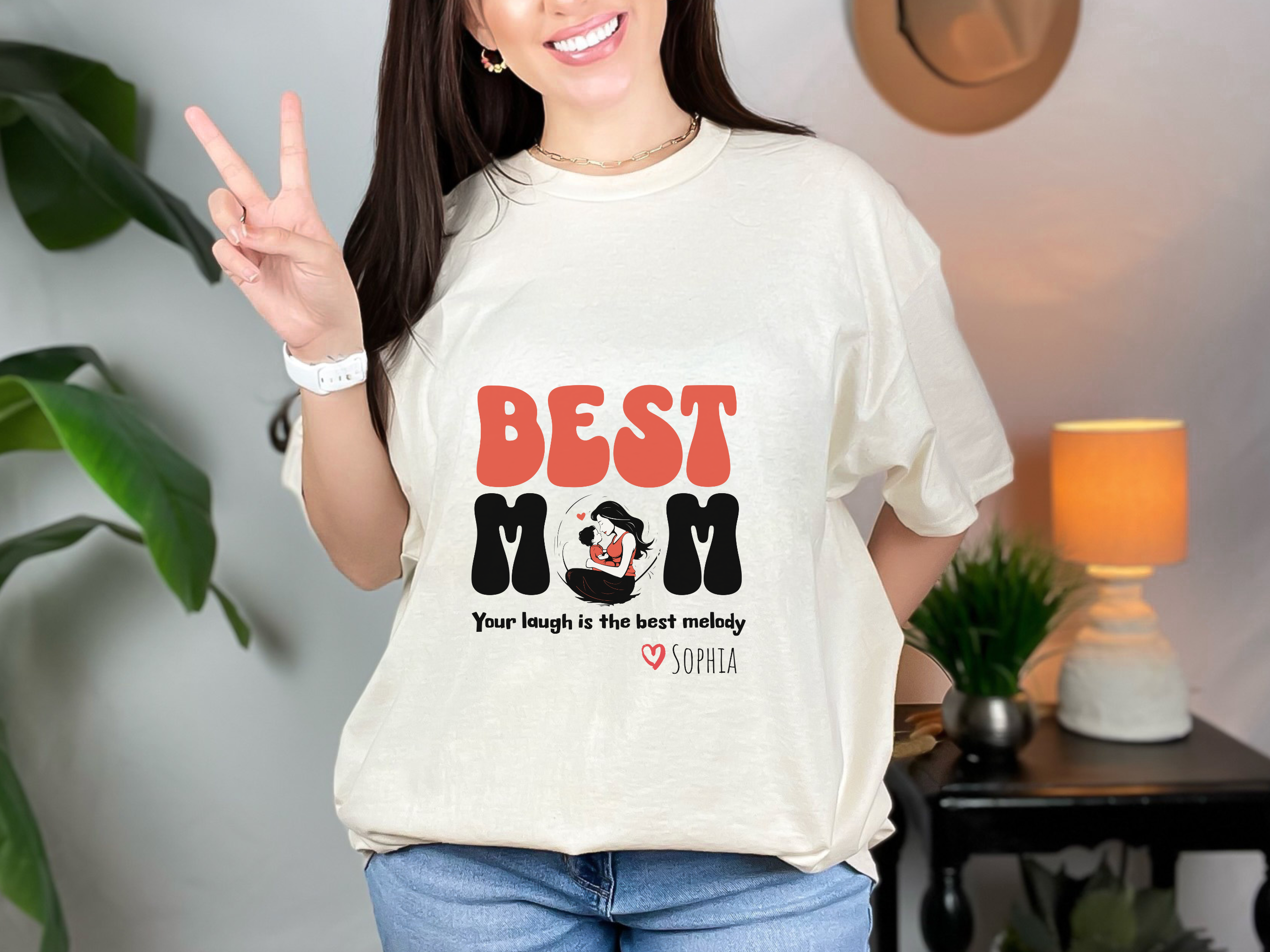 Custom Mama Shirt, Mom Shirt With Names