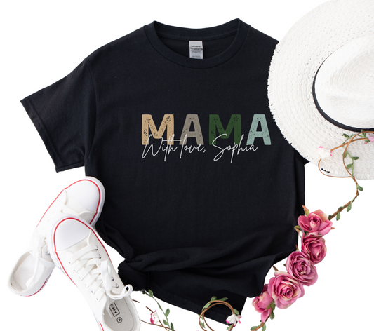 Custom Mama Shirt