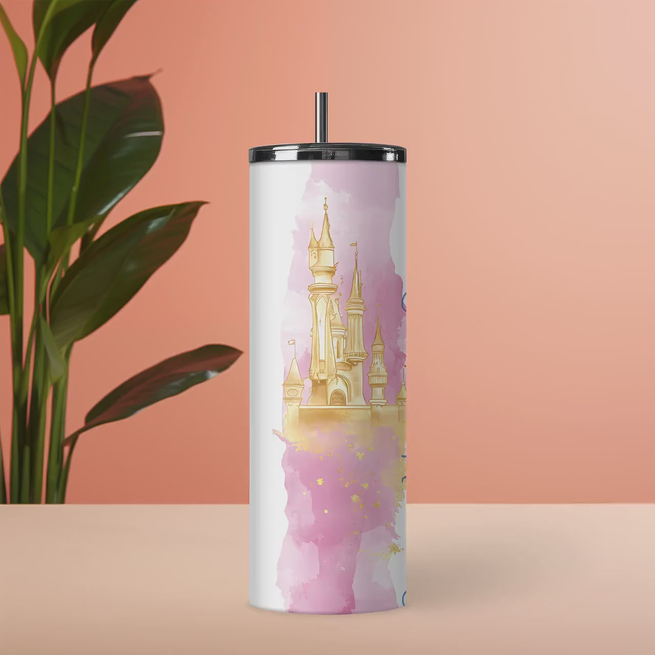 Cartoon Character Skinny Tumbler – 20 oz Stainless Steel Cup