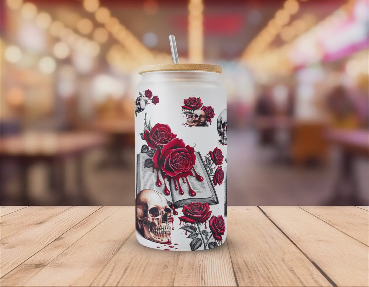 Smut Readers Glass Can Tumbler – 16oz Bold & Playful Cup