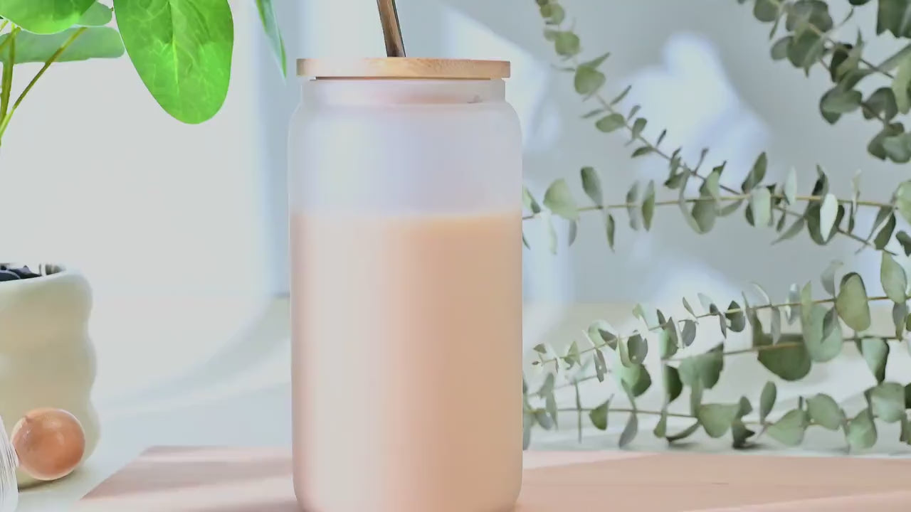 Personalized Graduation Glass Cup – Custom Iced Coffee Cup