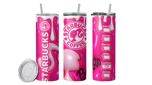 Sisters Gifts Pink Girls Doll Skinny Tumbler 20 Oz